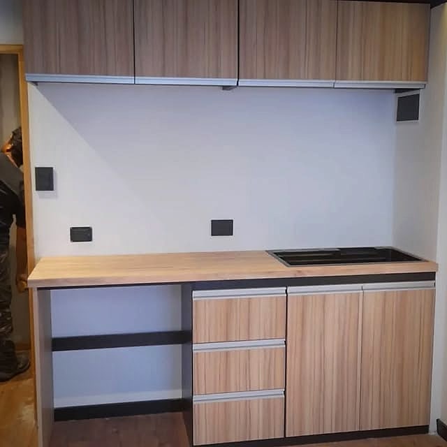 Bajo mesada y alacena instalados — MH Muebles