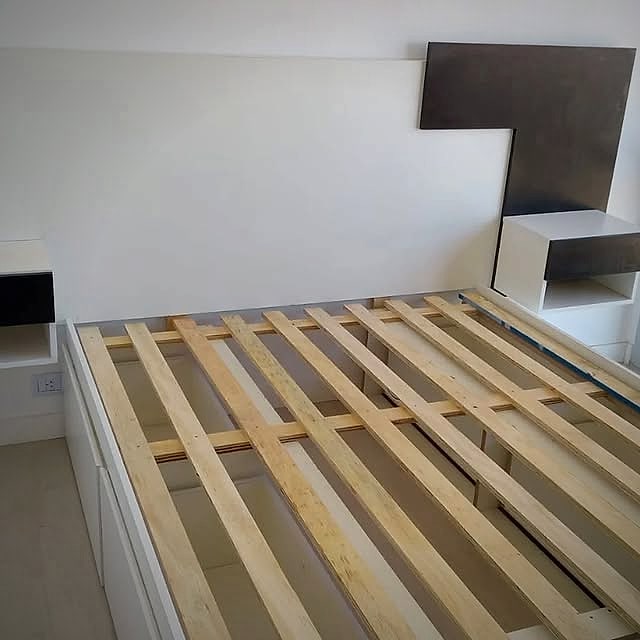 Cama box con respaldar